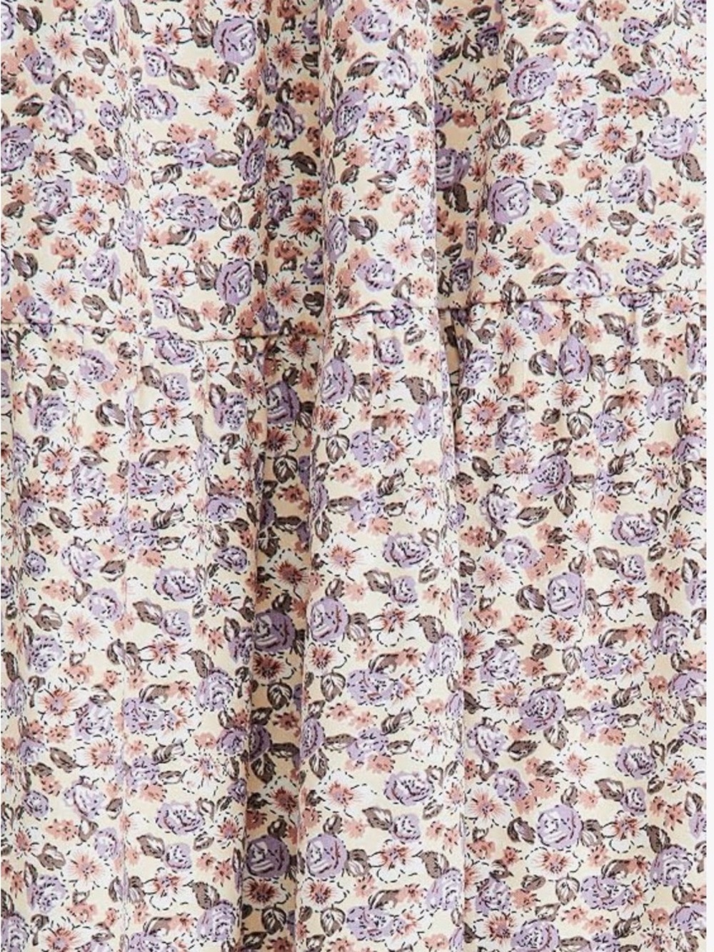English Factory Floral Ruffle Sleeve Maxi Dress - Lavender- excellent condition - Picture 3 of 6